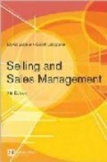 Selling and sales management